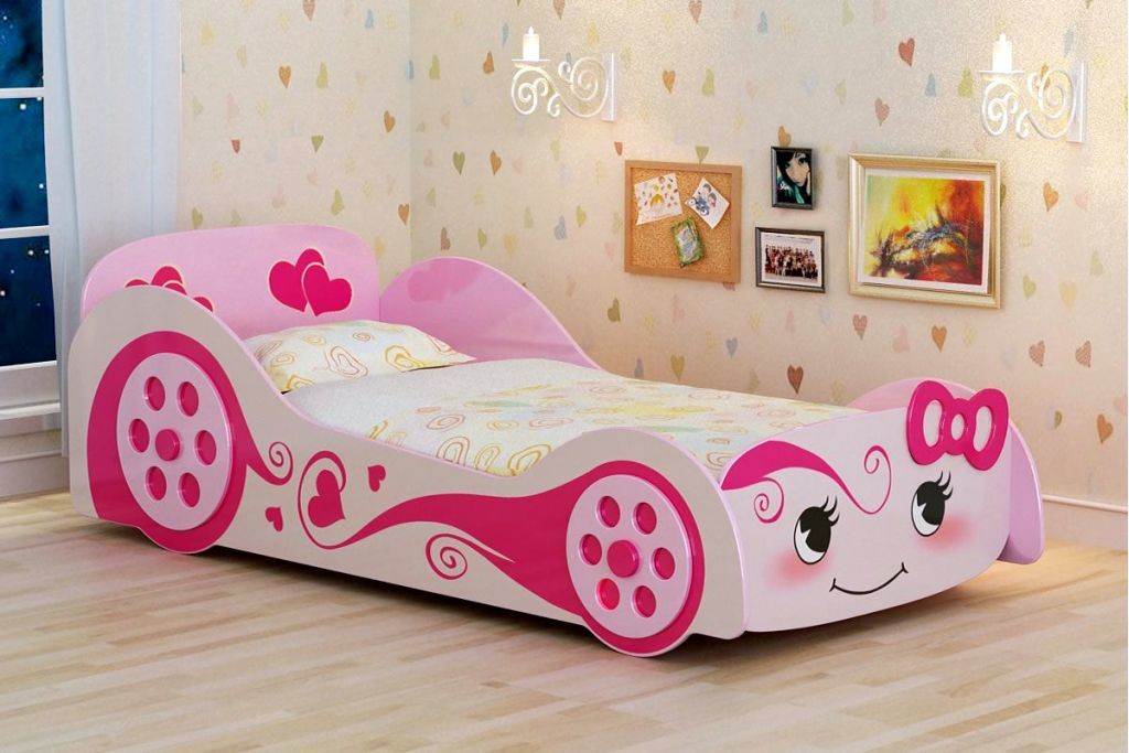 feminine car unique beds for girls