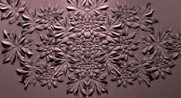 flower bouquet interior textured wall designs