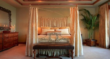 four posts bed with curtains tuscan style bedroom furniture