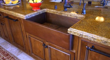 freestanding kitchen sinks with oak wood cabinet