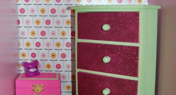 girly contact paper furniture