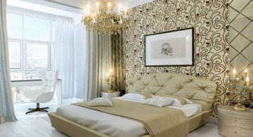 glamorous bedroom wall panel design ideas