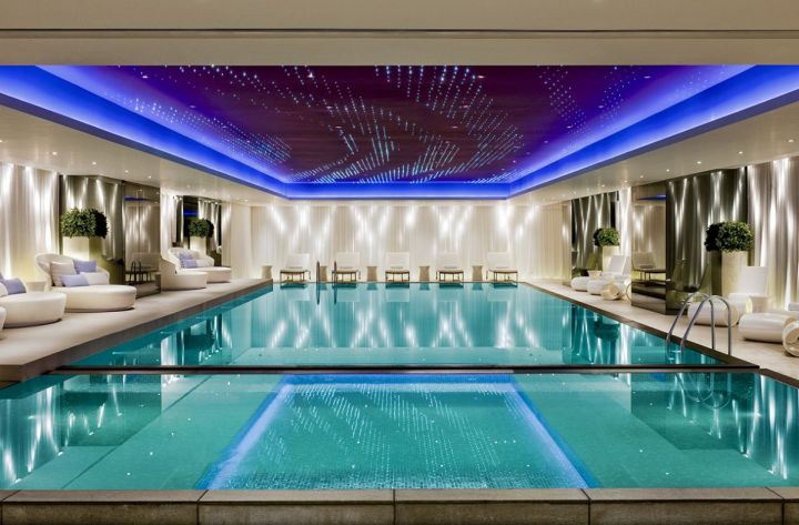 glamorous indoor swimming pool