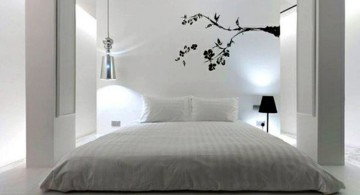 gorgeous zen bedroom ideas in grey and white