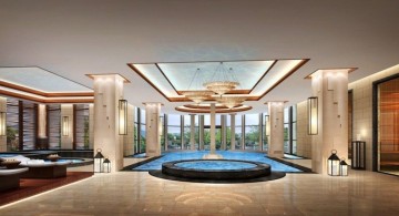 grand indoor swimming pool designs for hotels