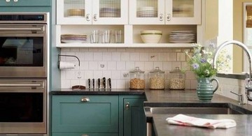 green cabinet popular paint colors for kitchen