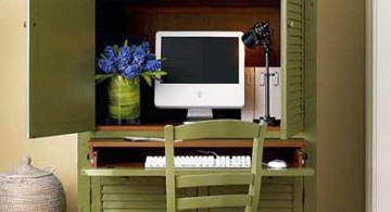 green cupboard home office design ideas for small spaces