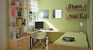 green space saving teenage rooms ideas