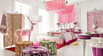 half canopy and deer teenage girl curtain designs