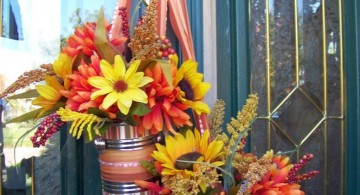 hanging flower vase for door decoration