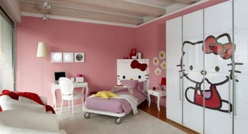 hello kity girls bedroom designs