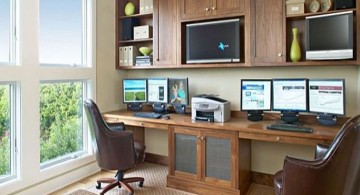 home office design ideas for small spaces outlooking the garden