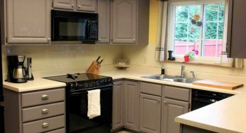 industrial grey popular paint colors for kitchen