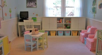 kids playroom design ideas in pastel colors