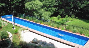 lap pool Backyard pool designs