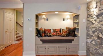 lighting ideas for basement with small bed cave