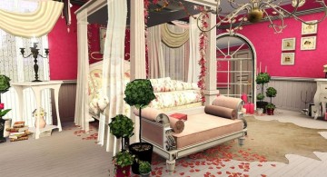 luxurious bedroom decoration for valentines day