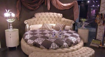 luxurious circular bed