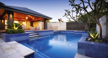 luxurious contemporary best backyard swimming pool designs