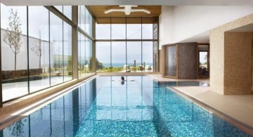 luxurious lap pool for indoor swimming pool