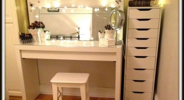 make up storage cabinet ideas for small space in the corner