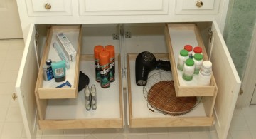 make up storage cabinet ideas with tiered drawers