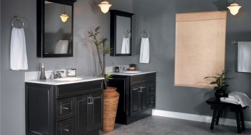 master bathroom lighting ideas with pendant style lamps