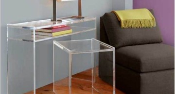 minimalist Acrylic Computer Desk