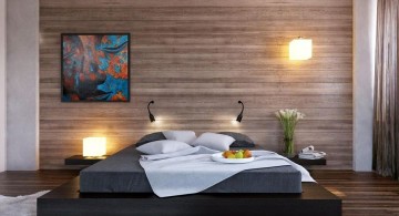 minimalist and Asian inspired bedroom wall panel design ideas