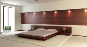 minimalist and bare bedroom wall panel design ideas