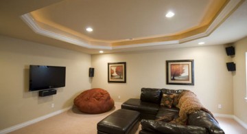 minimalist lighting ideas for basement