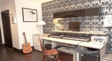 minimalist music room designs