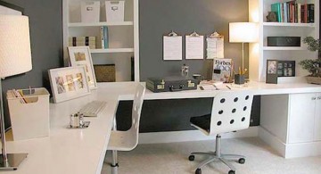 minimalist office furniture for small corner room