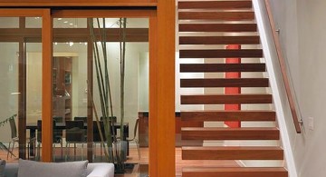 minimalist wooden staircase designs