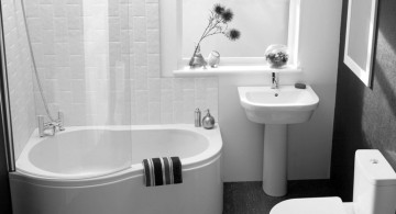 minimalistic black bathrooms ideas