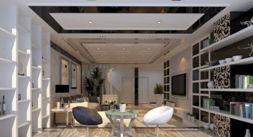 modern and minimalist ceiling design ideas for living room