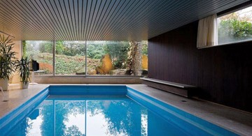 modern and sleek indoor swimming pool designs