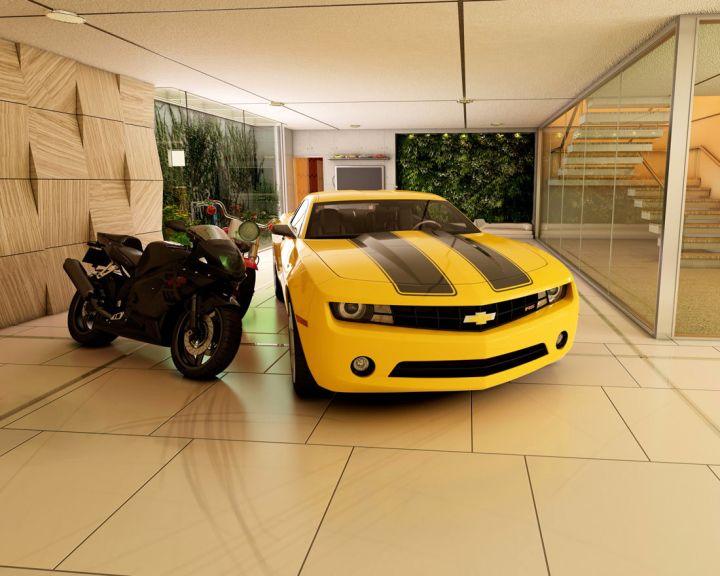 modern garage designs and inspiration in beige