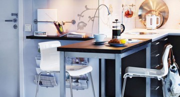 modern kitchen tables for small spaces