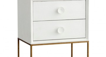 modern nightstands white and metal wires for stand