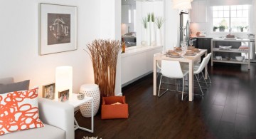 modern painted floors inspiration for small apartment