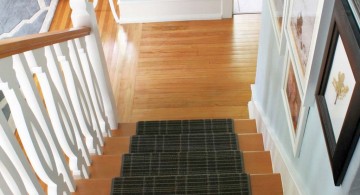 modern painted floors inspiration with staircase carpet