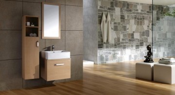 modern wooden bathroom designs