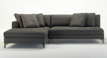 modular sofas in industrial grey