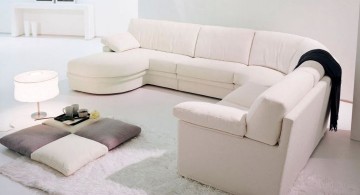 modular sofas in white