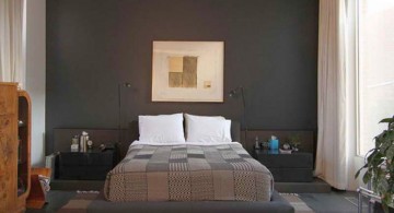 monochrome relaxing paint colors for bedrooms