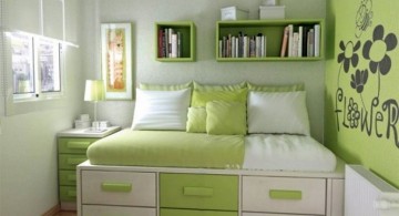 murphy bed design ideas for small rooms green and white toned room for girls