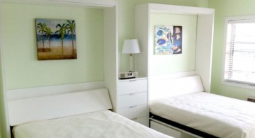 murphy bed design ideas for small rooms with twin beds