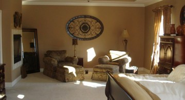 nature themed tray ceiling bedroom