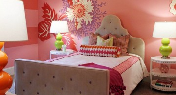 nice rooms for girls with flower decals